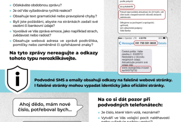 MPSV varuje před podvodnými SMS, emaily a telefonáty