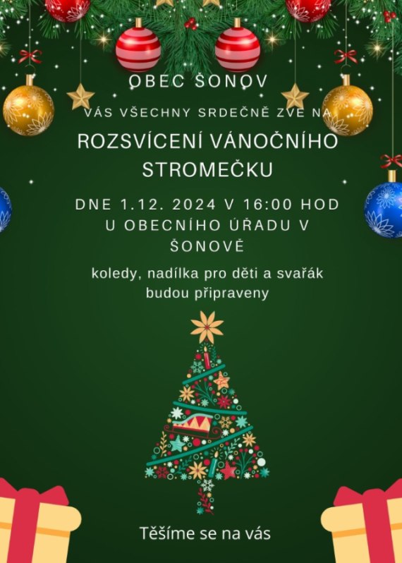 Rozsvícení stromečku